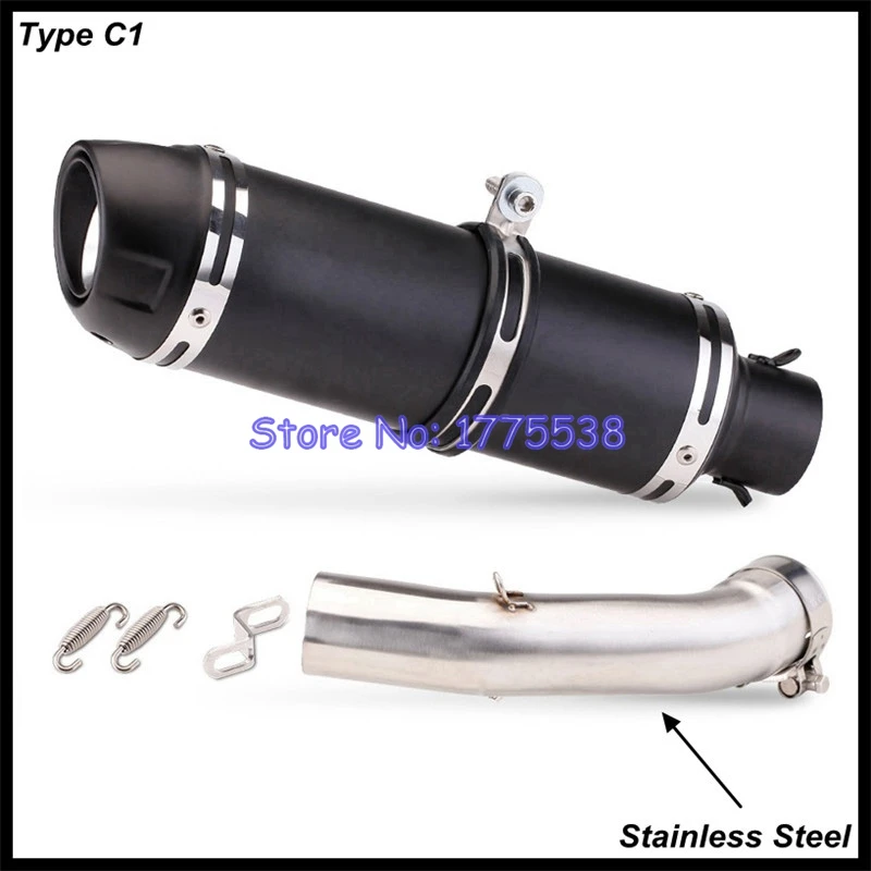 For KTM 250 390 Adventure 2020-2023 Motorcycle Exhaust Mid Link Pipe Titanium Alloy Connect Pipe Carbon Muffler for KTM 390 ADV - Image 5