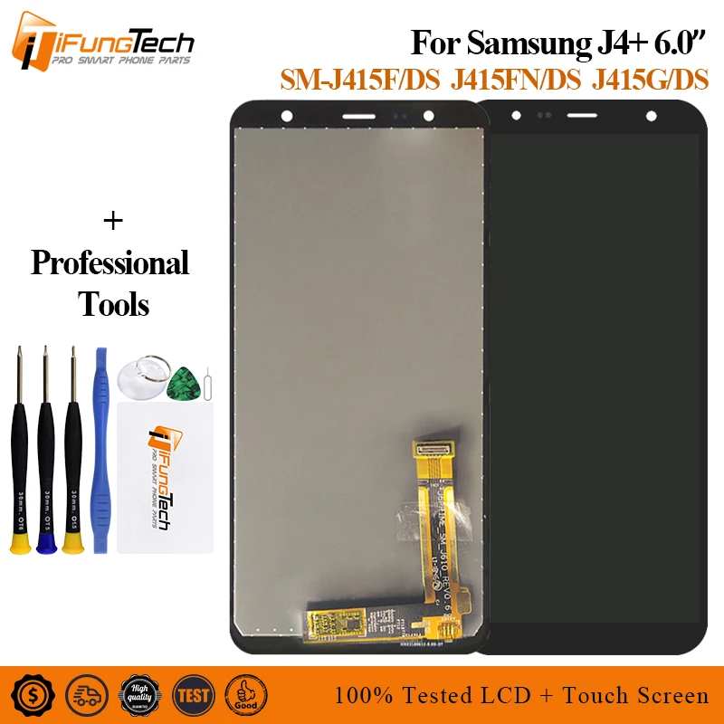 ЖК-дисплей для Samsung Galaxy J4 + 2018 Plus J415 J415F J410 J6 Prime J610 сенсорный экран датчик комплект |