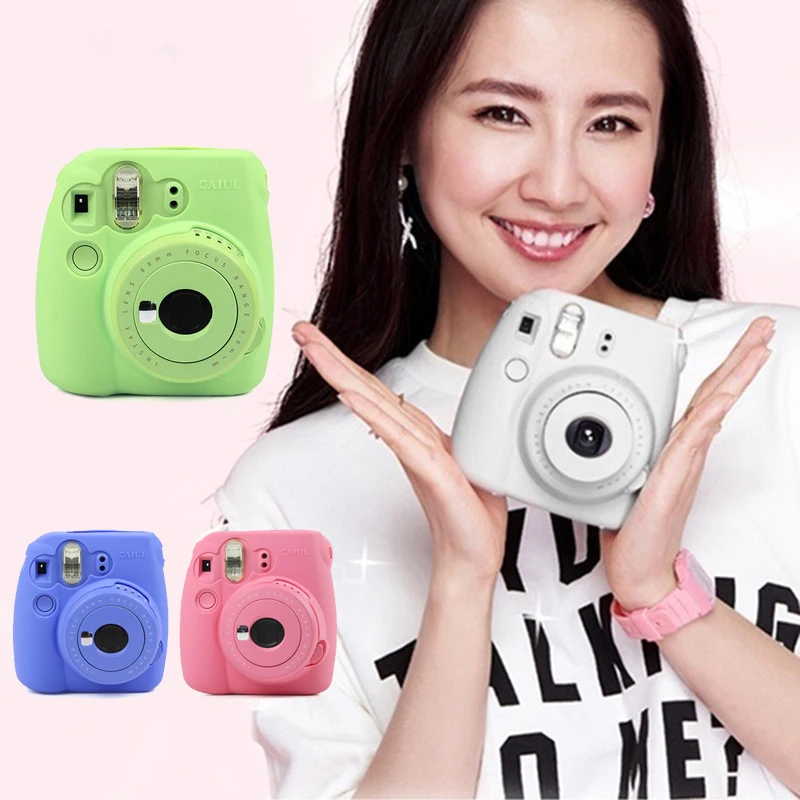 Камера том случае, если ваше Instax Защита камеры для камер Мгновенной Печати Mini 8 Защитный Чехол Для фотоаппарат Polaroid для ЖК-дисплея с подсветкой Fujifilm Instax Mini 8 9 Защитная крышка коробка