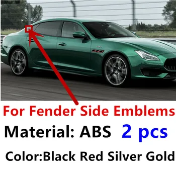 

Car Sticker Styling Accessories Fender Side Logo Rear Emblem Badge for Maserati Logo Levante Quattroporte Ghibli Gran Turismo GT