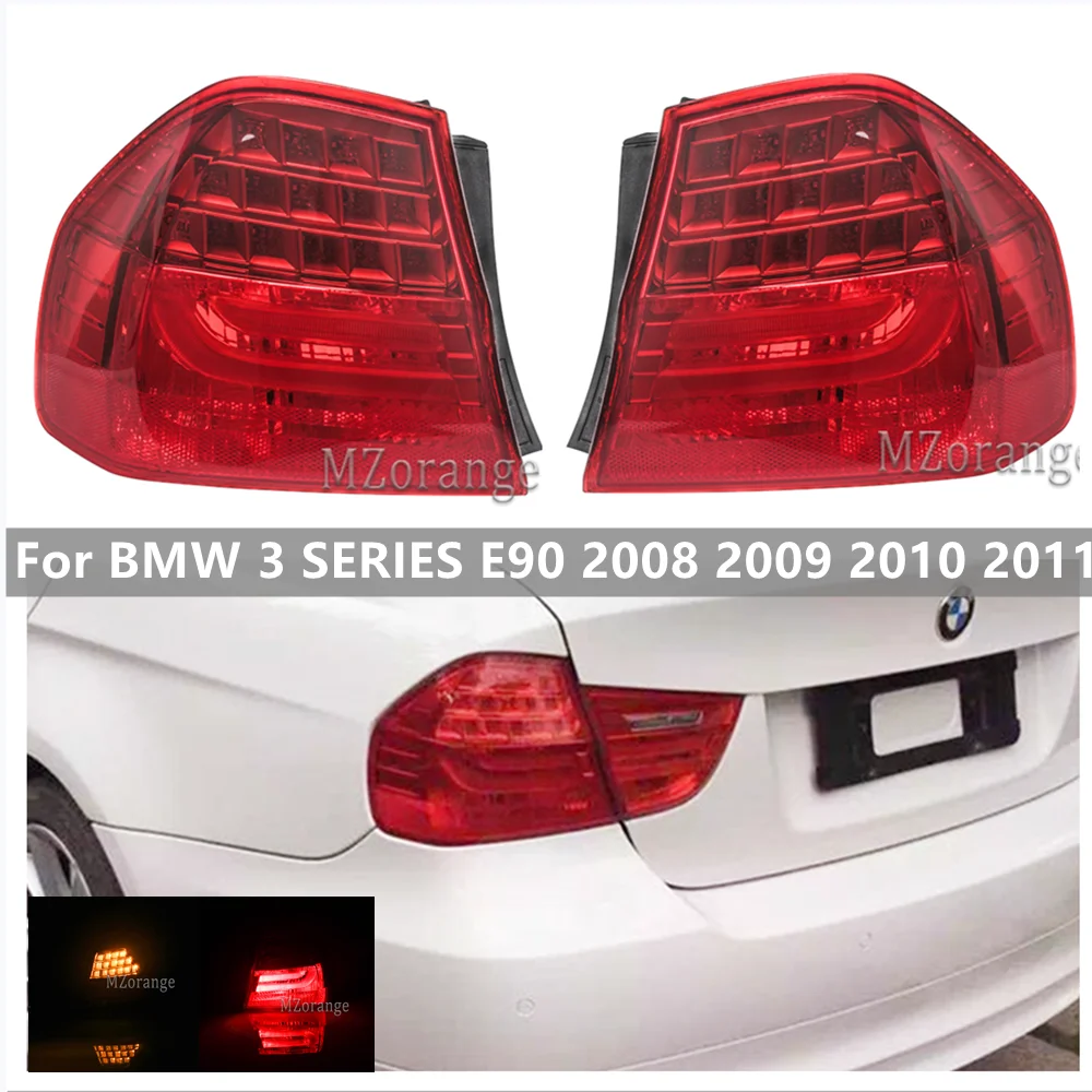 Rear Tail Light Brake Light For BMW 3 SERIES E90 2008 2009 2010 2011 Stop  LED Lamp Turn Signal Red Car Accessories