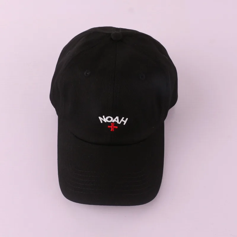 Бейсбольные кепки в стиле хип-хоп, бейсболки с вышитым логотипом Noah Cross для женщин и мужчин, повседневные мужские бейсболки в стиле хип-хоп, кепки Noah - Цвет: Черный