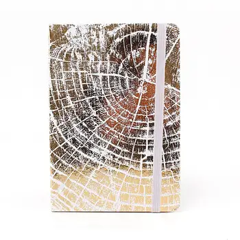 

21.5x14.5cm Stamping Tree Notebook Notepad Stationery Notebooks Sketchbook (Random Color)