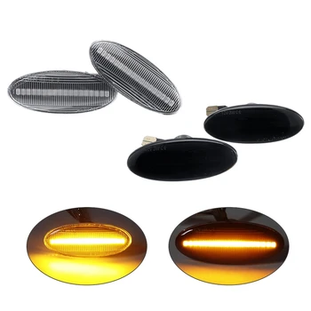 

2Pcs Car Turn Signal Light Led Auto Side Light Signal Lamp Side Indicators for Nissan Micra Note Qashqai J10 X-Trail