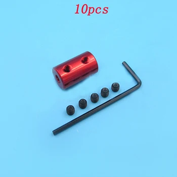 

10pcs RC Boat DIY Car Motor Shaft Connector 12*20mm Aluminum Alloy Coupling Adapter 3.17*4mm 4*4mm 4*5mm Metal Coupler
