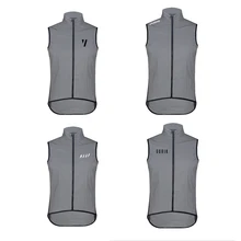 Новинка, полностью светоотражающий легкий мужской ветрозащитный жилет, всесезонный жилет, легко носить с собой la passione/черная овечья шерсть