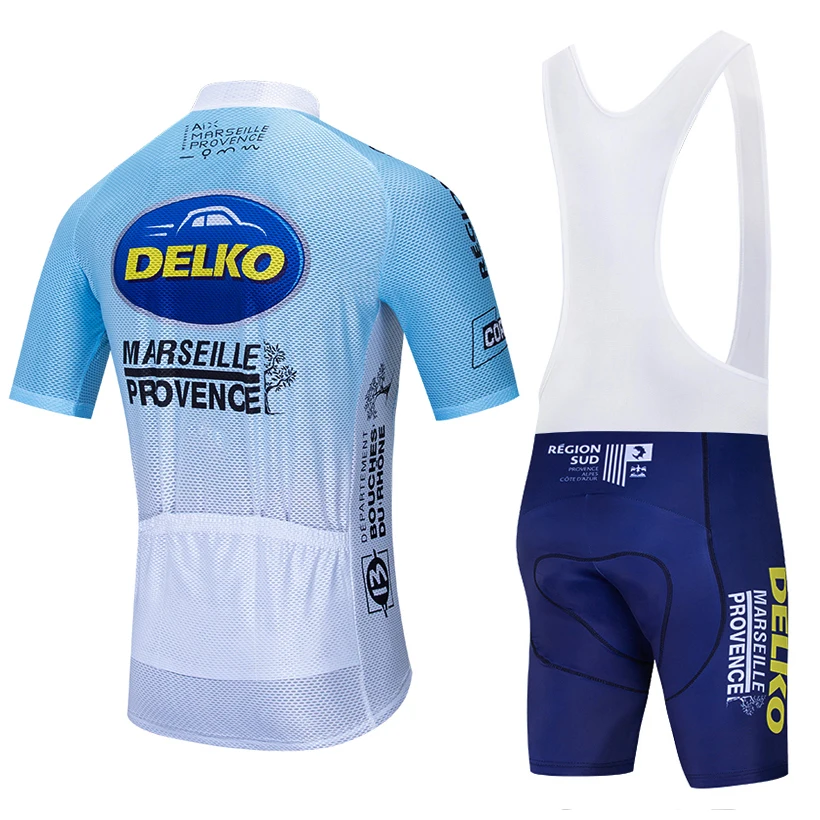 Синий delko велосипедная команда Джерси 20D велосипедные шорты костюм Ropa Ciclismo мужские летние быстросохнущие профессиональные велосипедные Майо брюки одежда