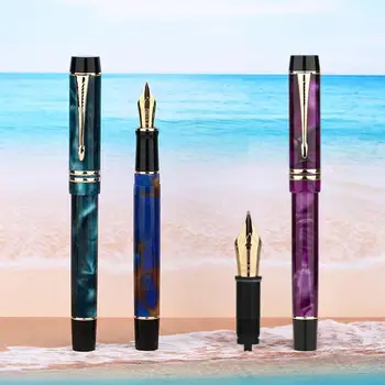 

1PC Moonman M600S Checkerboard Fountain Pen Germany Fashion Schmidt Fine Nib 0.5mm Gift Fexibl Writing Excellent Office Pen F3Z2