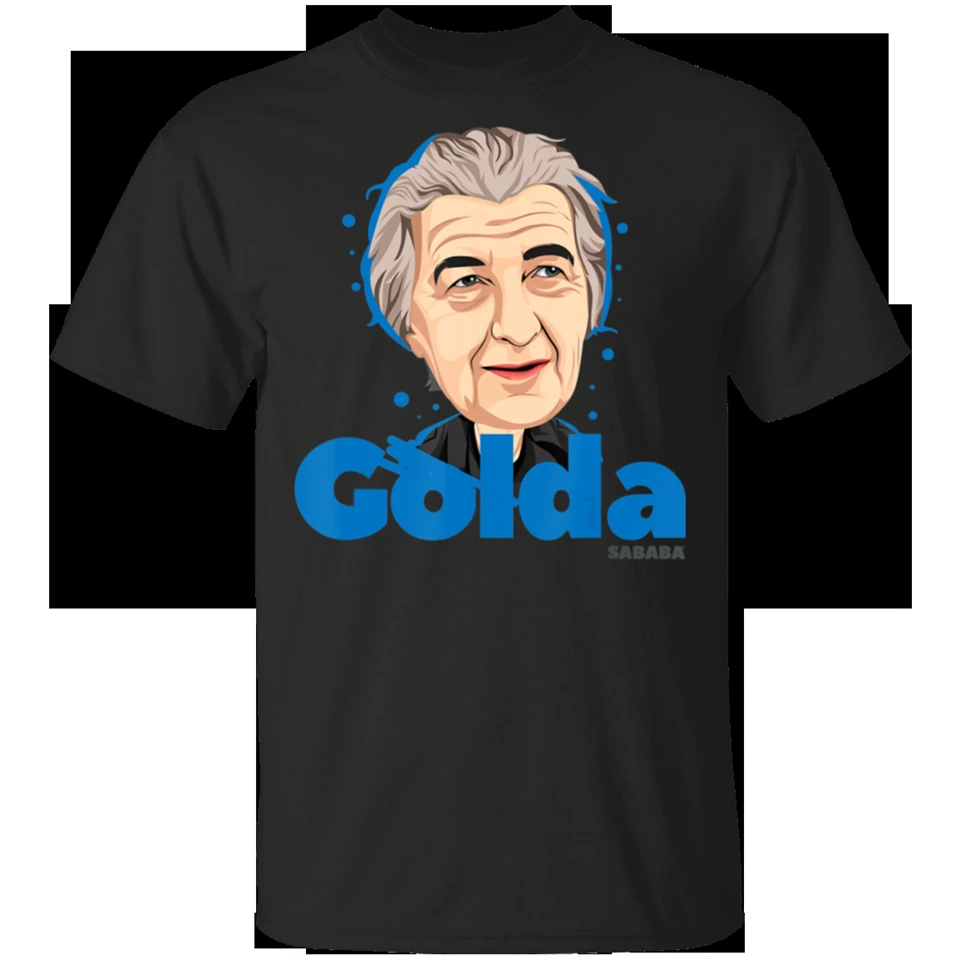 をゴルダ メイアイスラエル首相sababa黒tシャツm 3xlトップスtシャツsml 2xl 3xl T Shirts Aliexpress