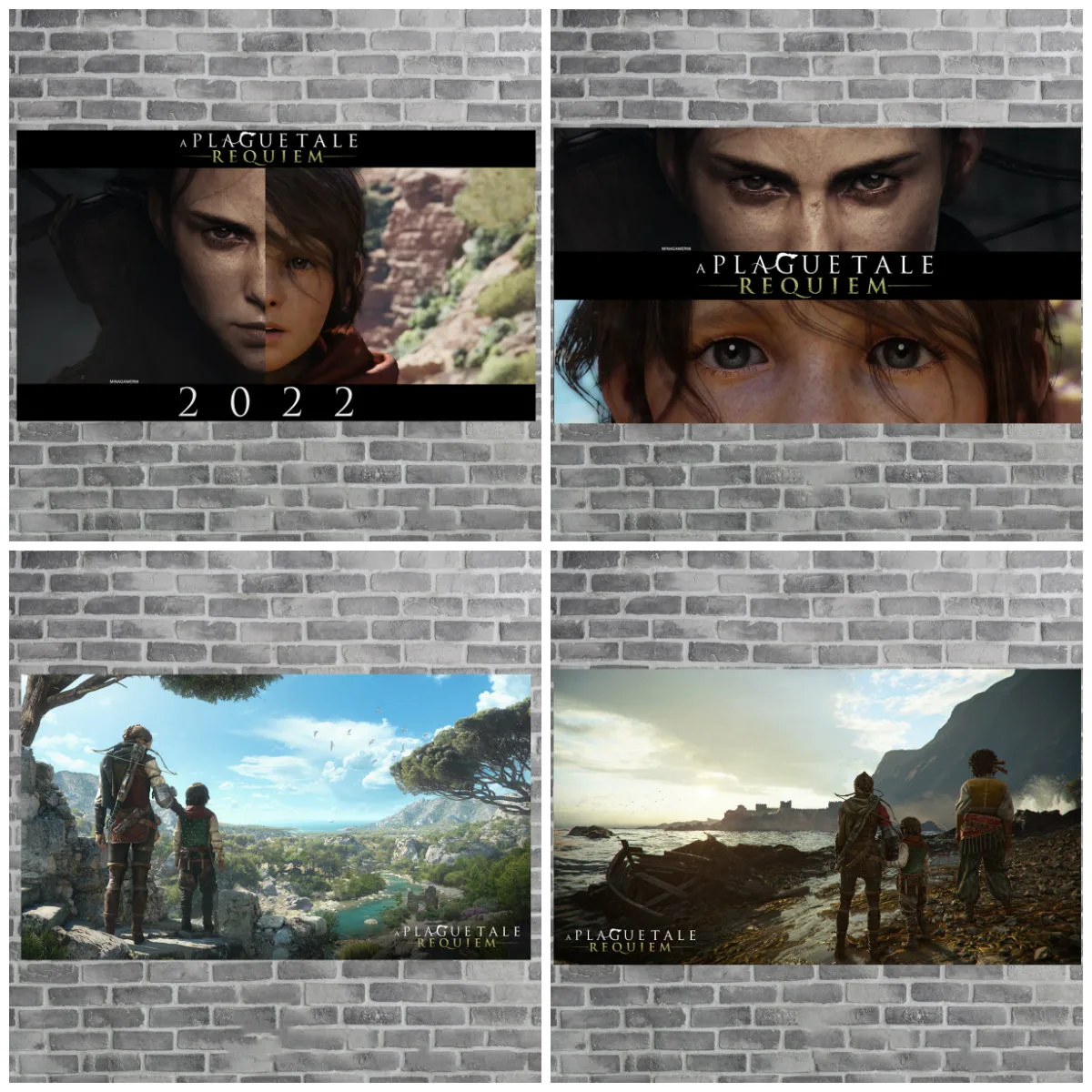 A Plague Tale: Customem Game Poster Hd Anime Poster Canvas Painting Live Room Wall Painting Wall Decor Home Decoration Painting