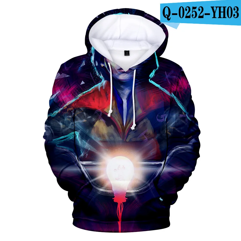 Z&Y 3-20Y Autumn Winter TV Series Strange Sweatshirt Kids 3D Print Hoodie Boys Hoodies Girls Long Sleeve Pullover Hooded Shirts - Цвет: COLOR 4
