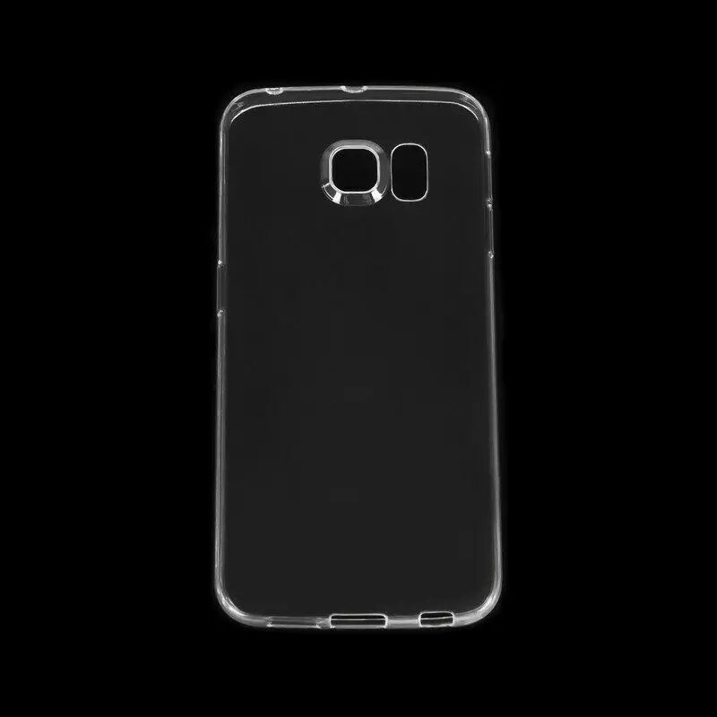 Мягкий чехол из ТПУ для Samsung Galaxy S6 Edge + Plus прозрачный силиконовый защитный С