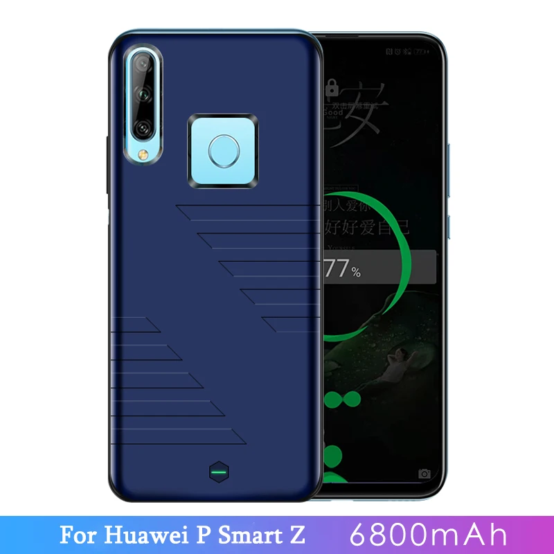 6800 мАч Внешний аккумулятор, зарядное устройство, чехол для huawei P Smart Z, внешний резервный зарядный чехол для huawei P Smart Z, чехол для аккумулятора