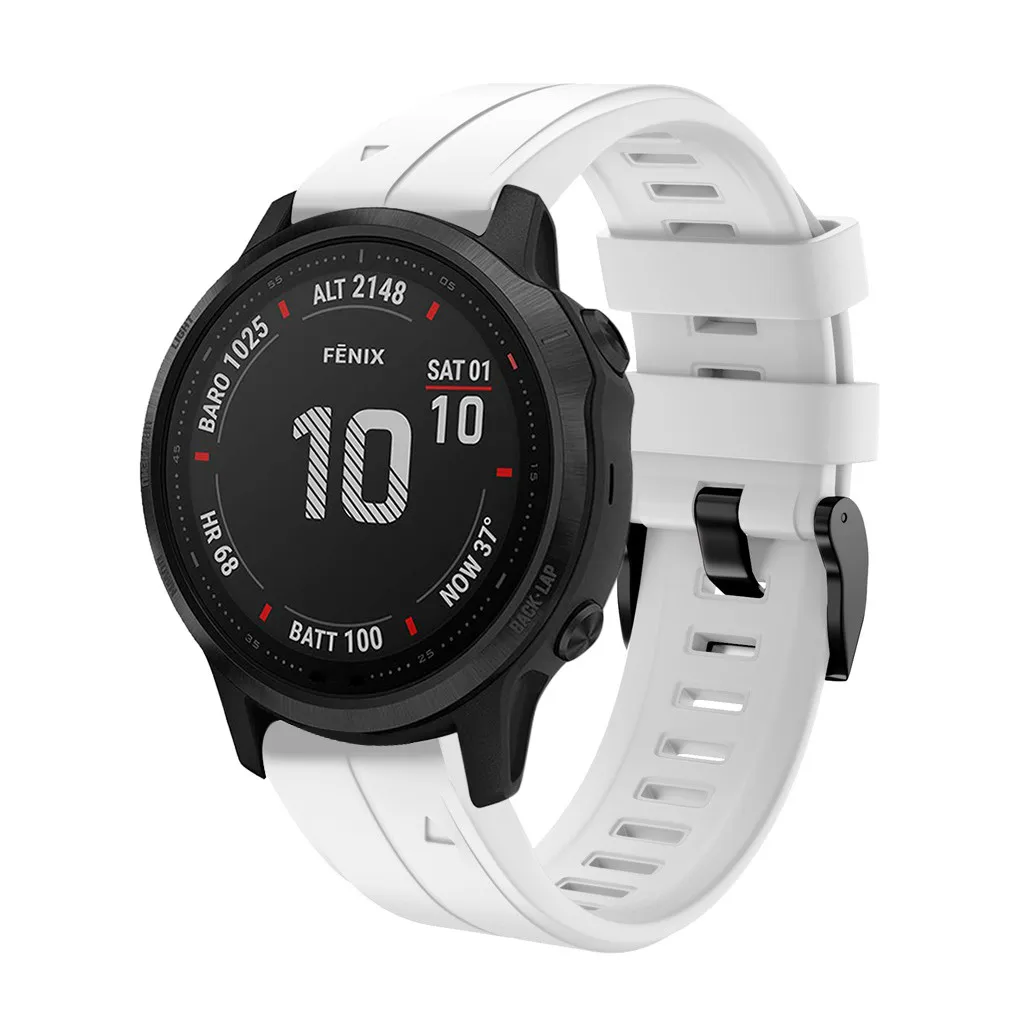 Силиконовый быстросъемный ремешок для наручных часов, браслет для Garmin fenix 6 S/6 Spro, браслет для наручных часов, 11 цветов, 19Nov08