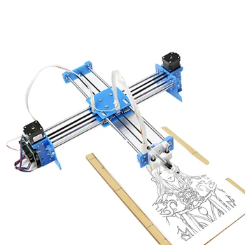 

Multi-Function DIY Writing Drawing Robot Kit - Standard Set Blue US Plug