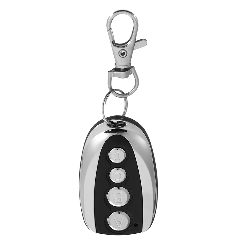 Gran oferta llave ABCD control 433,92 MHZ remoto clon de 4 canales coche control remoto para puerta de garaje copiadora código fijo garaje controlador