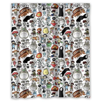 

Studio All Characters Bath Waterproof Bathroom Shower Curtain