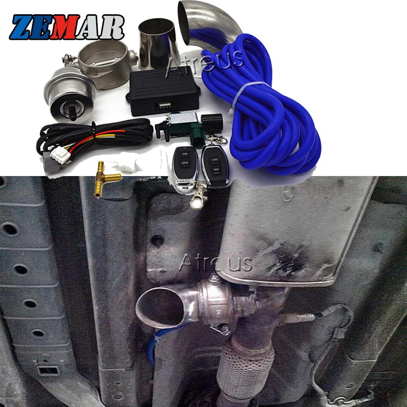 ExhaustControlValveSetWithVacuumActuatorForBMWG20G32E46E39