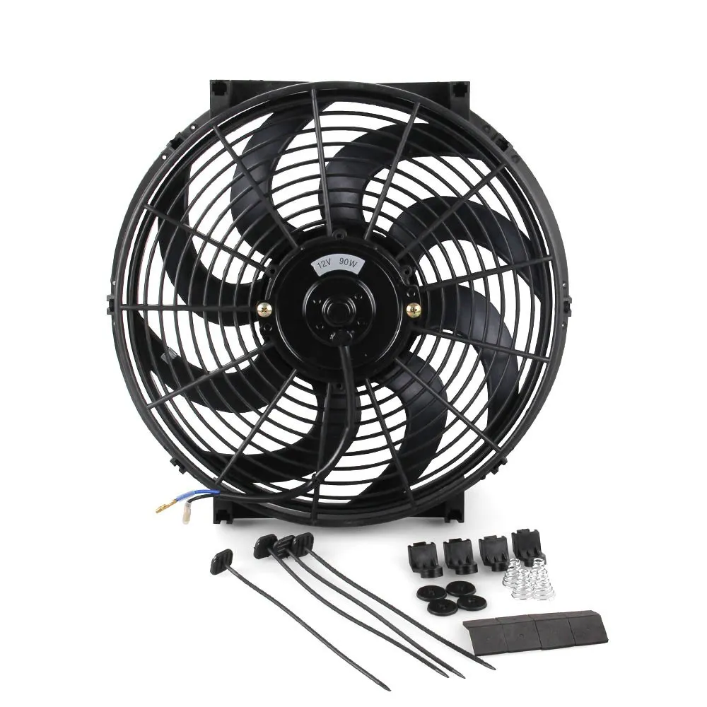 CF003 BK 14 дюймов 90W 12V Универсальный Автомобильный Тонкий Реверсивный электрический