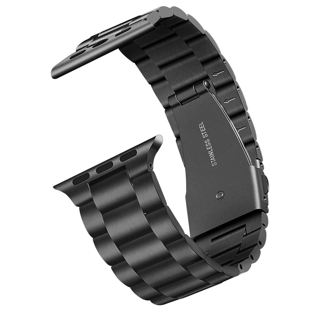 Для 2019 apple watch series 5 полос 40 мм 44 ремешок из нержавеющей стали на запястье