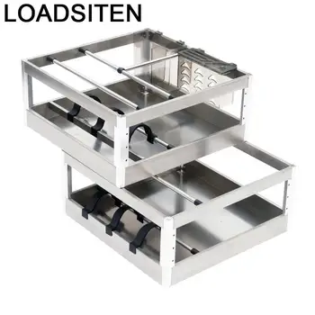 

Pantries Kuchnia Drawer For Despensa Gabinete Organizer Pantry Stainless Steel Cozinha Rack Cocina Kitchen Cabinet Basket