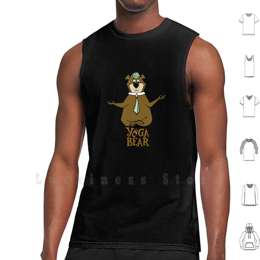 Yogi Bear Yoga Canotte Gilet Senza Maniche Yogi Bear Yoga Yogi Bear Bear Yoga Yogi Bear Yoga Yoga Animal Animals