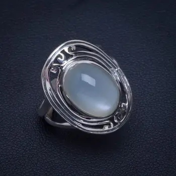 

Natural Cat Eye Handmade Unique 925 Sterling Silver Ring 9.25 B1005