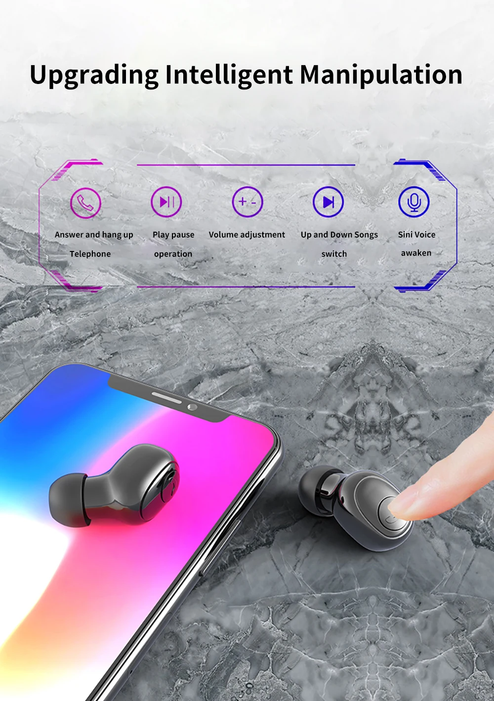 G6S Bluetooth наушники 8D стерео Спортивные Беспроводные наушники TWS 3500 мАч Зарядка Внешний аккумулятор гарнитура с микрофоном водонепроницаемый