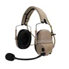 FCS AMP HeadSet Tactical Headphone Head & Helmet-Mounted Pickup Noise Reduction Military Aviation Communication Headphone ► Photo 2/6