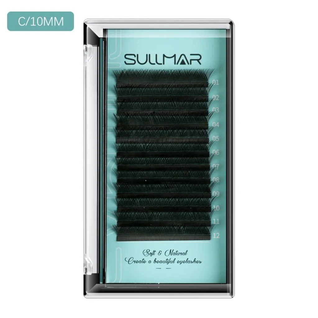 Individual False Eye Lashes Black Silk Eyelashes Extension False Eyelash Set Grafting Fake False Eyelashes Extension Maquiagem