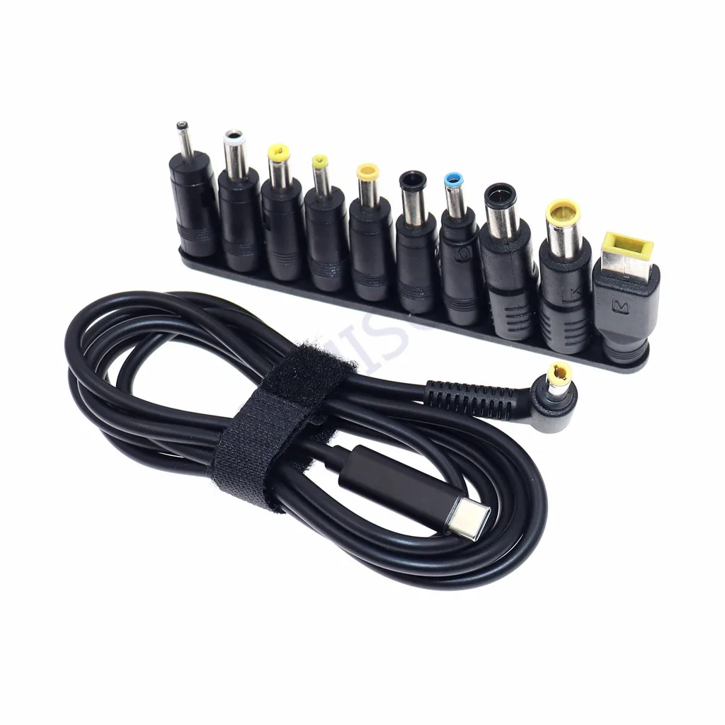 Laptop Power Adapter Connector Dc Plug USB Type C male to Universal