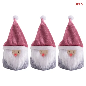 

3pcs/set Handmade Swedish Gnome Tomte Doll Ornaments Christmas Elf Decoration Thanks Giving Day Gifts