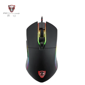 

Motospeed V30 3500 DPI USB Wired Professional Gaming Mouse,RGB Backlit 6 Macro-program Button Optical Computer Mice for PC Gamer