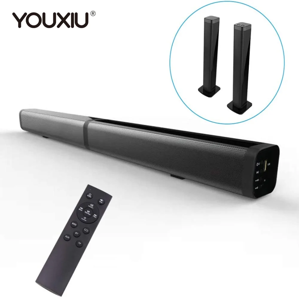 ТВ Саундбар YOUXIU 40 Вт Bluetooth беспроводной динамик встроенные сабвуферы съемные 2 0