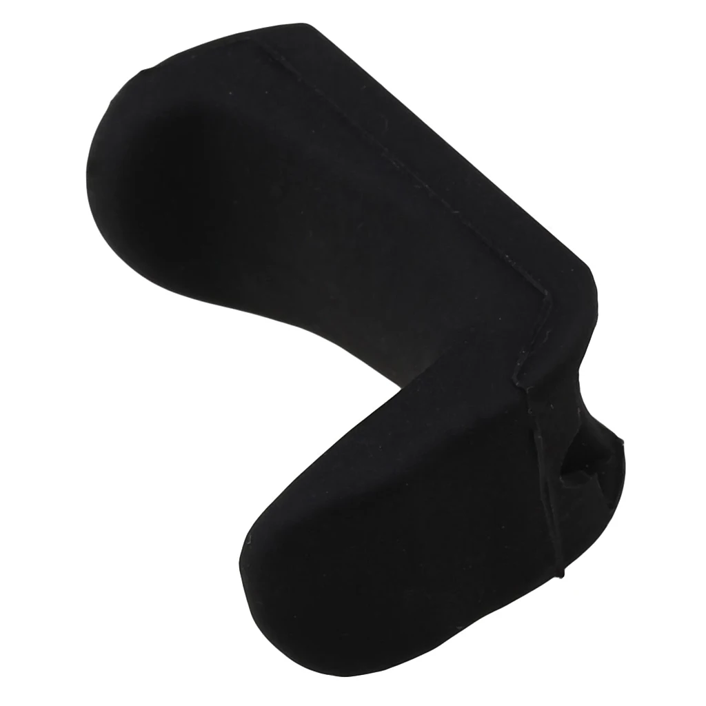 1pc Black 14.5-17.5mm Adjustable Rubber Thumb Finger Rest for Oboe Clarinet