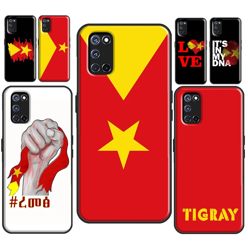Тема флага Tigray для OPPO A5 A9 2020 A31 A53 F5 A15 A52 A72 A1K A5S A91 Reno 2 Z Find X3 Pro чехол | Мобильные