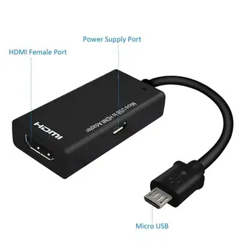 

Micro Usb Projection Transmitter Trans-wired Mirco Usb To Hdmi Hd Conversion Line