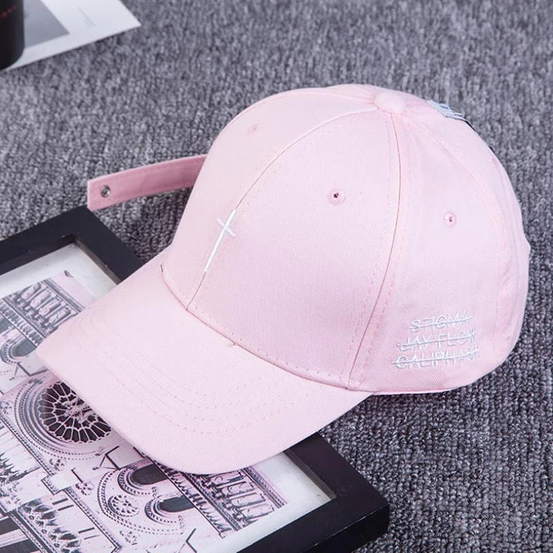 Новая мужская женская мода вышивка крест бейсболка хлопок Snapback шляпа папы костяная Кепка летняя Пара хип хоп кепка s Gorras - Цвет: As shown