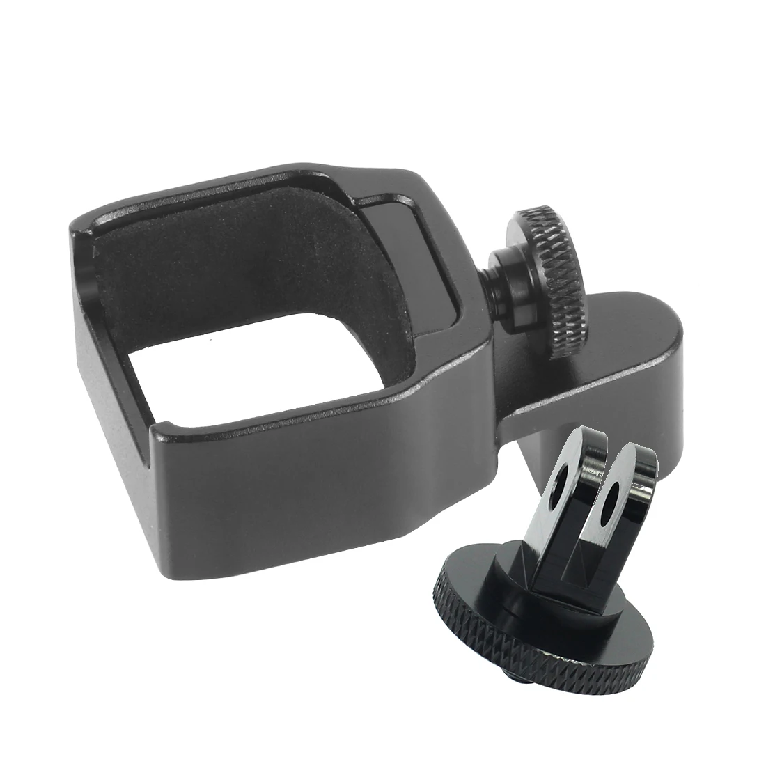 Крепление для крепления камеры для DJI Osmo Pocket Handheld Gimbal Selfie Stick с винтовым адаптером 1/4 для Gopro Hero Base - Цвет: clip with adapter