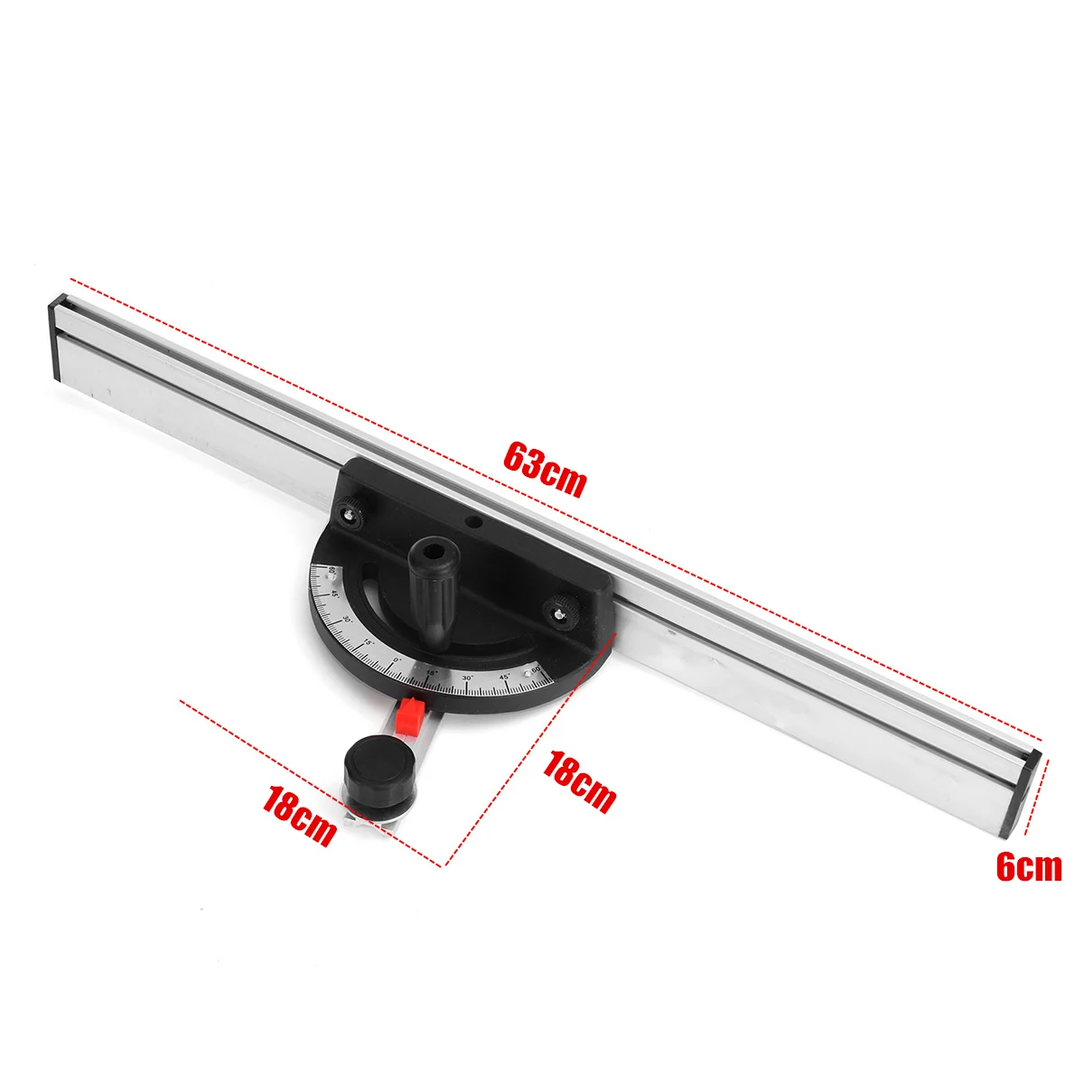 60cm Woodworking Angle Ruler Gauge Mitre Guide Gauge Fence Table Saw
