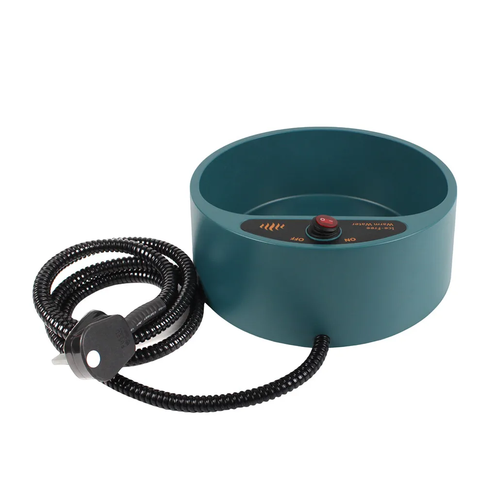 Pet dog bowl food winter cat heating feed cage bowl thermostat pet cat dog heating bowl cat dog food tray automatic constant#45