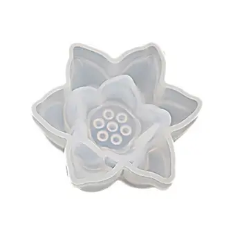 

3D Large Lotus Flower Jewelry Making Epoxy Resin Molds Resin Casting Craft Tools Dried Flower Resin Decorative DIY Hand Crafts
