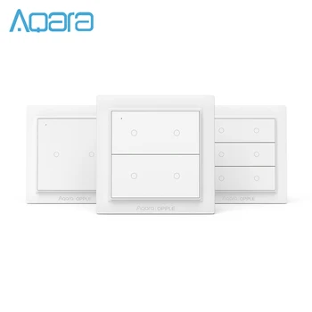 

Aqara OPPLE Wireless Scene Wall Switch 6 Gang Smart Compatible with Aqara HomeKit App No Wiring Required Wall Switch