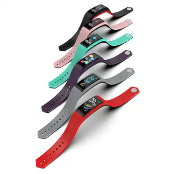 

F6 Smart Bracelet Colorful Sn Ip67 Water Resistant Bluetooth Heart Rate Monitor Compatible With Ios Android