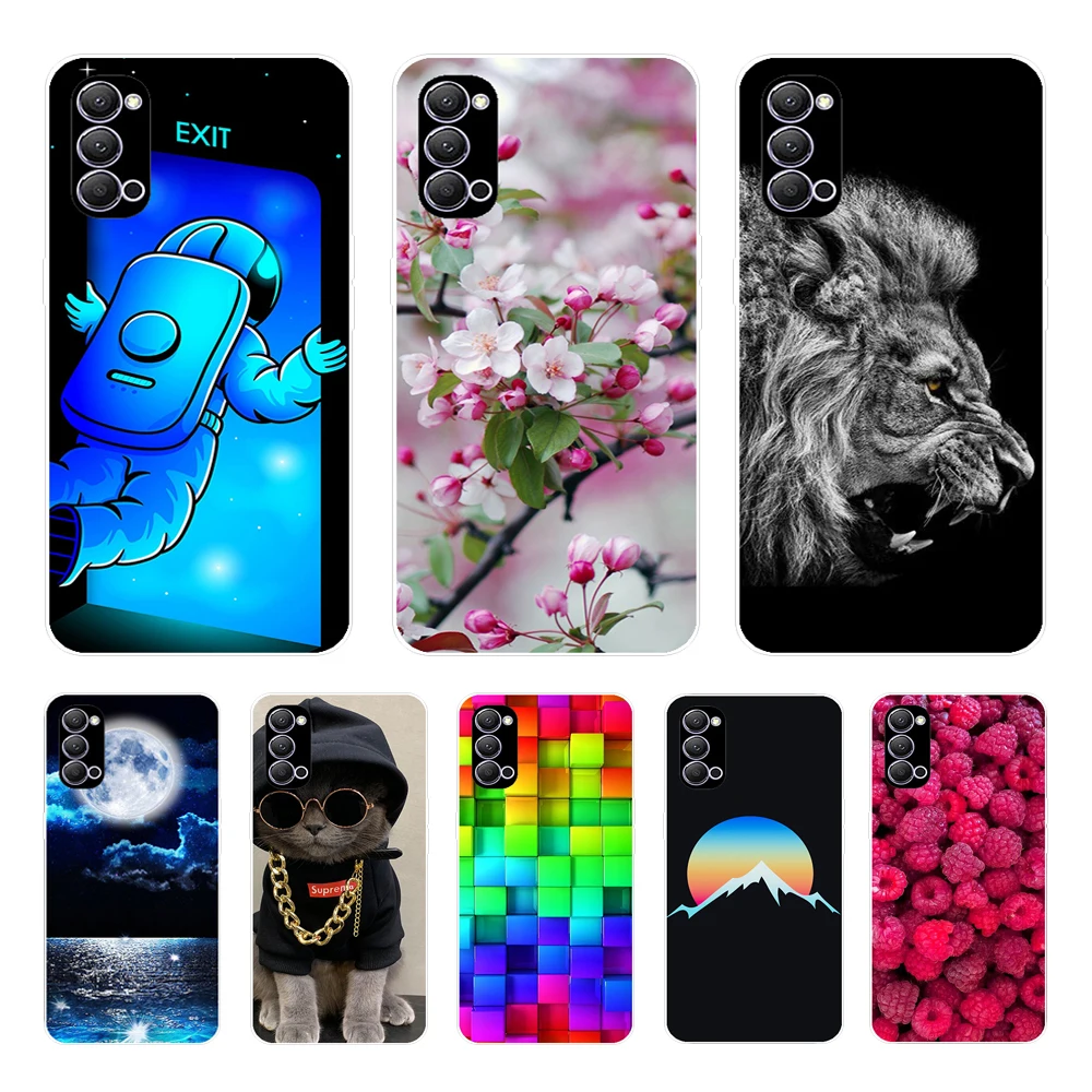 Per Oppo Reno 4 Pro 5G Custodia Cover Per Telefono Custodia Morbida In Silicone Tpu Per Oppo Reno 4 4G Custodia Reno4 4Pro Coque Per Oppo Reno4 Pro 4G