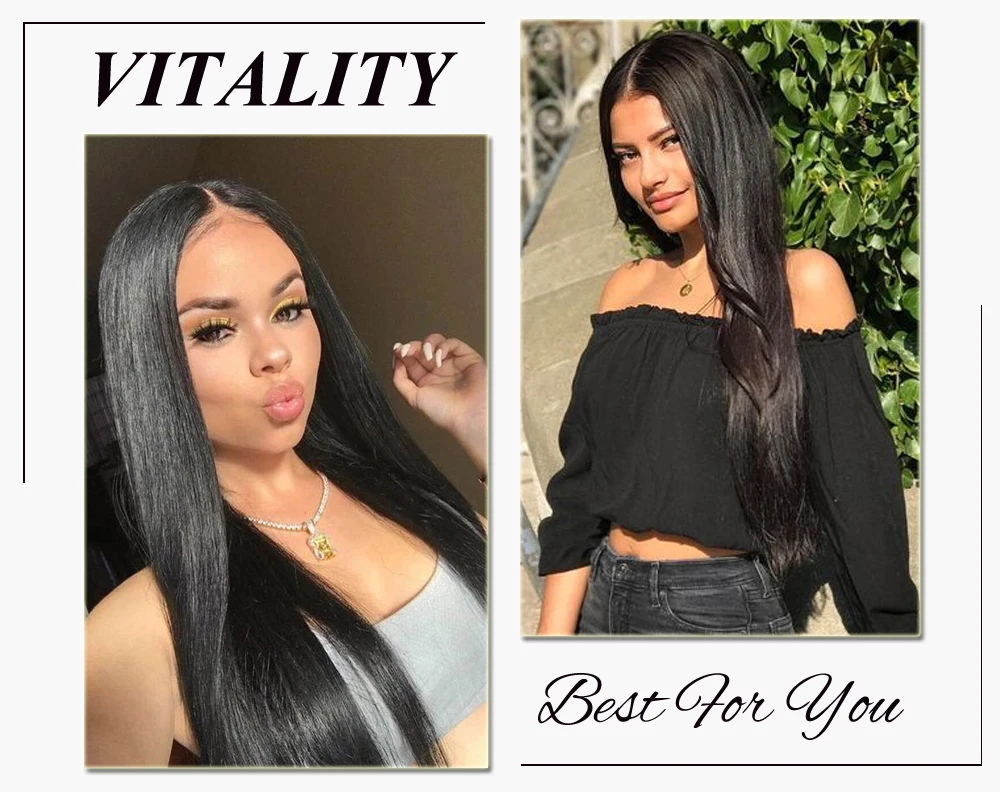 Ali Julia Hair Brazilian Straight Human Hair Bundles Remy 8 Inches to 30 Inches 1PC 3PCS 4PCS 100% Human Hair Weave Extensions (3)
