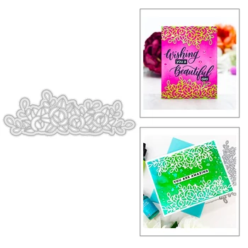 

2020 New Hot Flower Lace Rose Metal Cutting Dies Foil For Scrapbooking Paper Craft Background Decorative Embossing Card Making