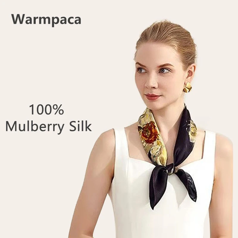 

Warmpaca 100% pure silk ladies' scarf