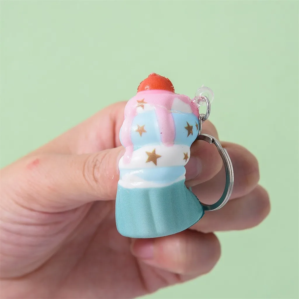 Игрушки для снятия стресса, игрушки для снятия стресса, Kawaii, восхитительный торт с мороженым, ароматический крем, медленный брелок, игрушки для снятия стресса, дропшиппинг