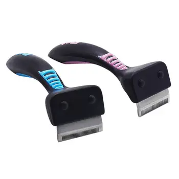 

Hair Removal Comb Pet Hair Deshedding Comb Pet Dog Cat Brush Grooming Tool Hair Removal Comb For Dogs Cats